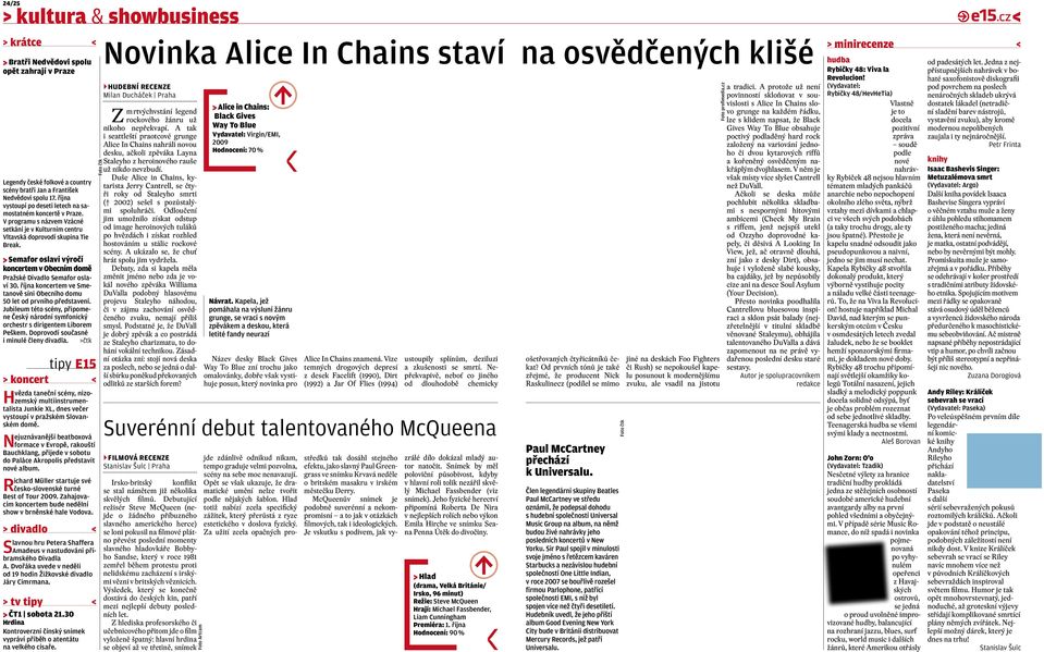 Semafor oslaví výročí koncertem v Obecním domě Pražské Divadlo Semafor oslaví 30. října koncertem ve Smetanově síni Obecního domu 50 let od prvního představení.