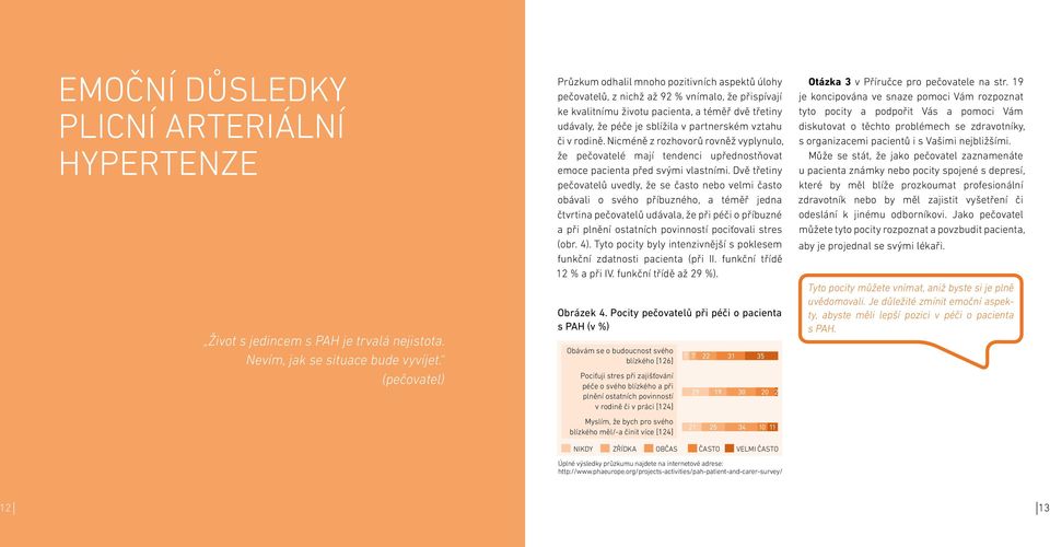 partnerském vztahu či v rodině. Nicméně z rozhovorů rovněž vyplynulo, že pečovatelé mají tendenci upřednostňovat emoce pacienta před svými vlastními.