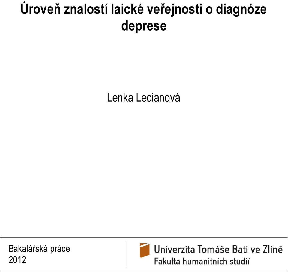 deprese Lenka