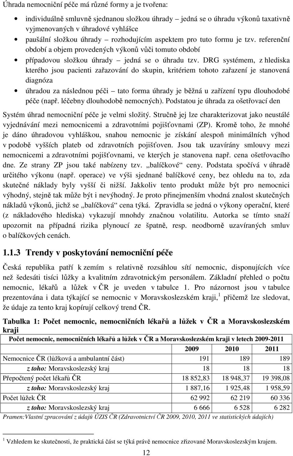 DRG systémem, z hlediska kterého jsou pacienti zařazování do skupin, kritériem tohoto zařazení je stanovená diagnóza úhradou za následnou péči tato forma úhrady je běžná u zařízení typu dlouhodobé