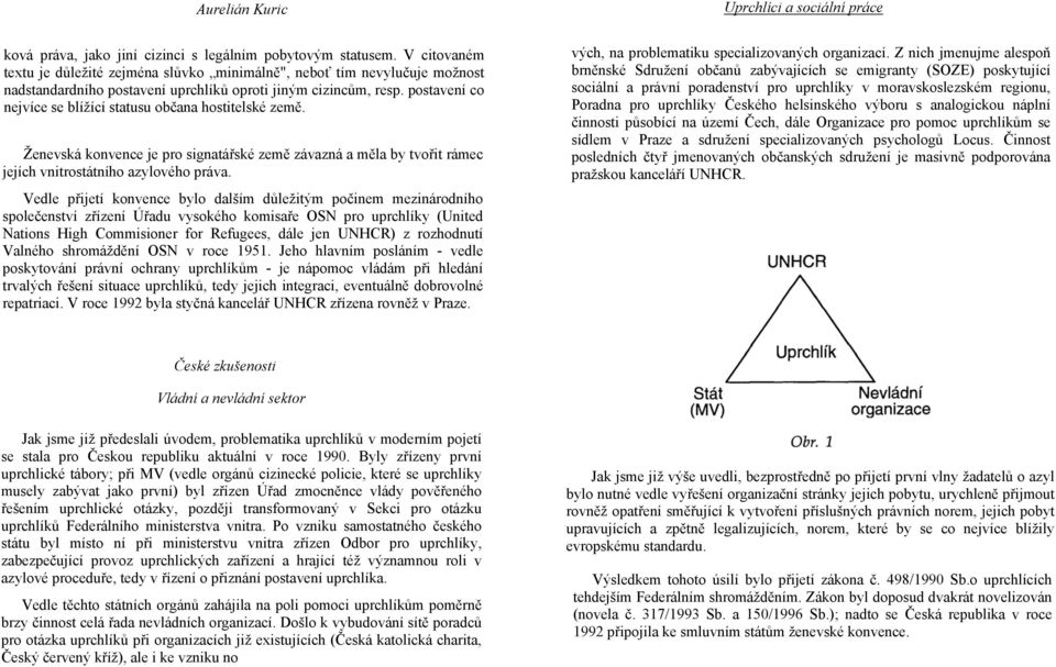 postavení co nejvíce se blížící statusu občana hostitelské země. Ženevská konvence je pro signatářské země závazná a měla by tvořit rámec jejích vnitrostátního azylového práva.