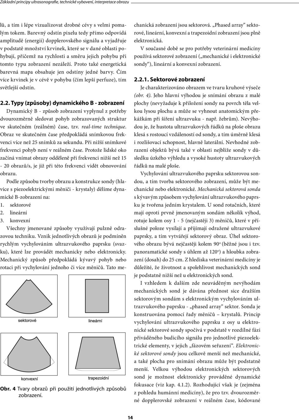 pohybu při tomto typu zobrazení nezáleží. Proto také energetická barevná mapa obsahuje jen odstíny jedné barvy. Čím více krvinek je v cévě v pohybu (čím lepší perfuze), tím světlejší odstín. Obr.