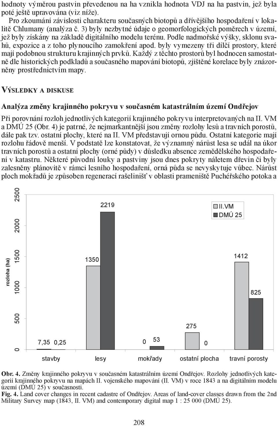 3) byly nezbytné údaje o geomorfologických poměrech v území, jež byly získány na základě digitálního modelu terénu. Podle nadmořské výšky, sklonu svahů, expozice a z toho plynoucího zamokření apod.