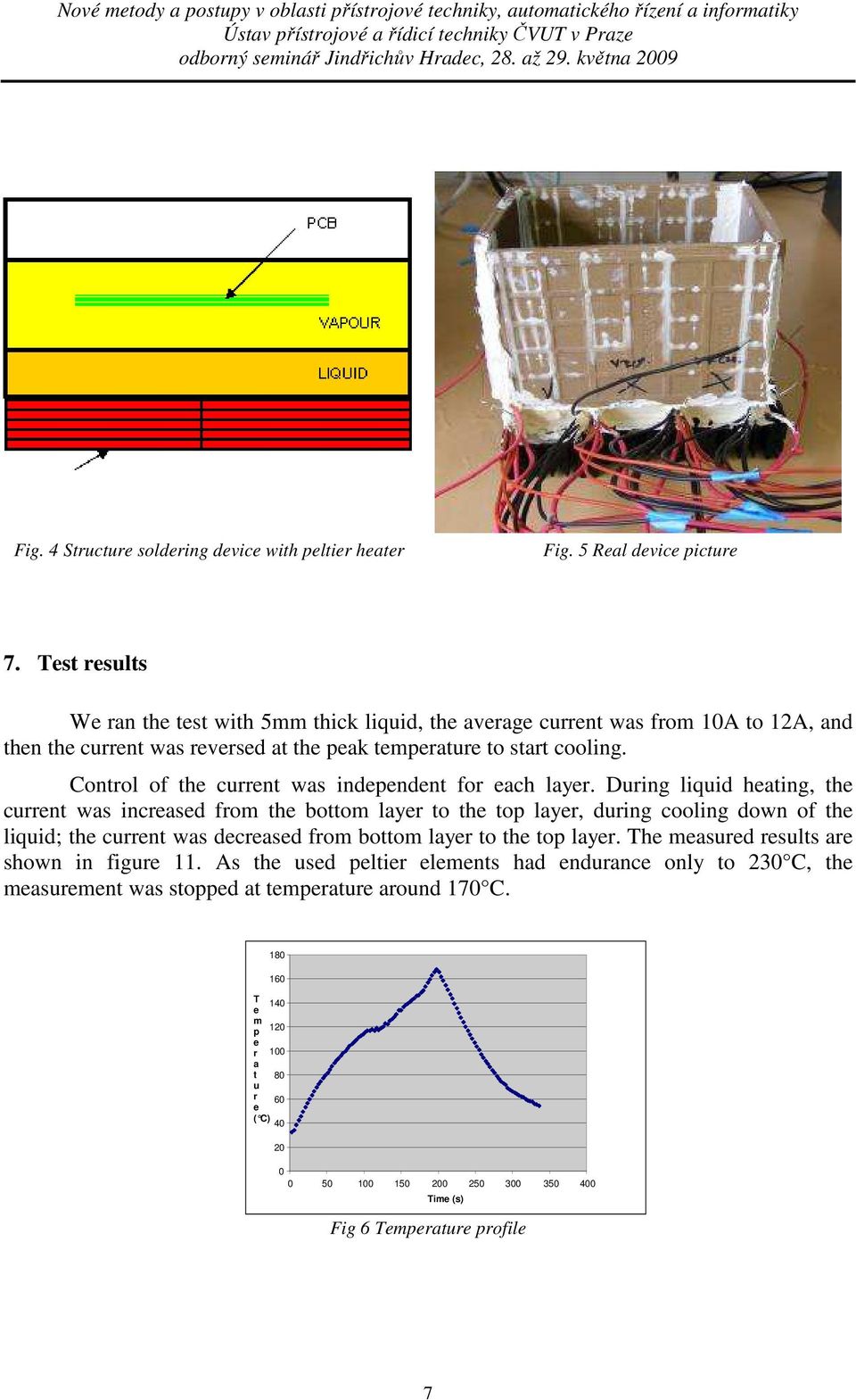 Control of the current was independent for each layer.