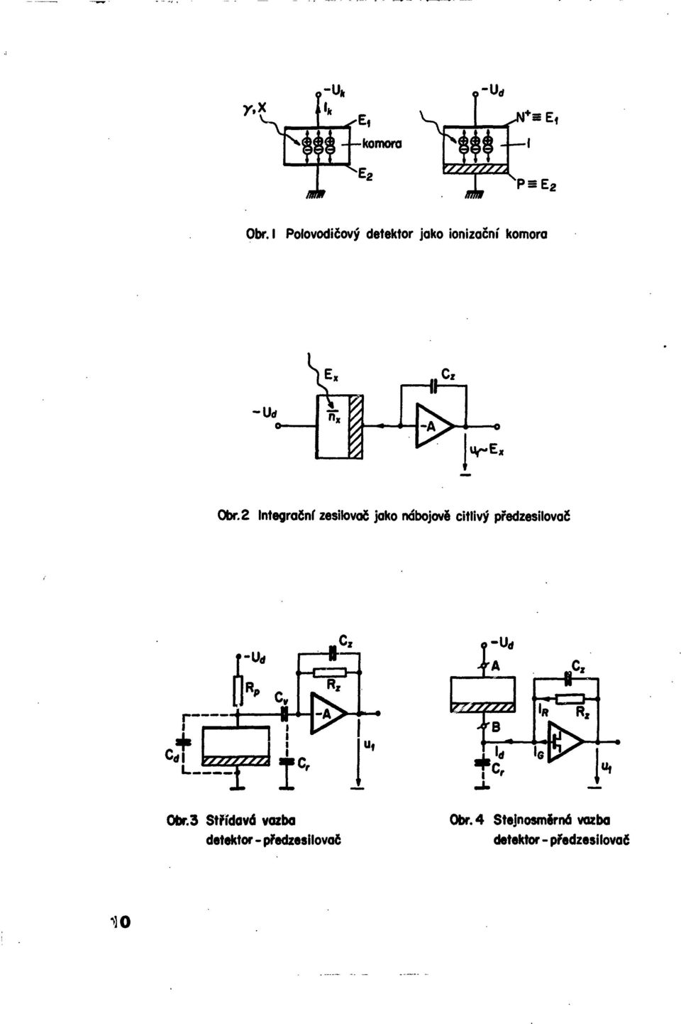 2 Integračnf zesilovač jako nábojově citlivý předzesilovač LI