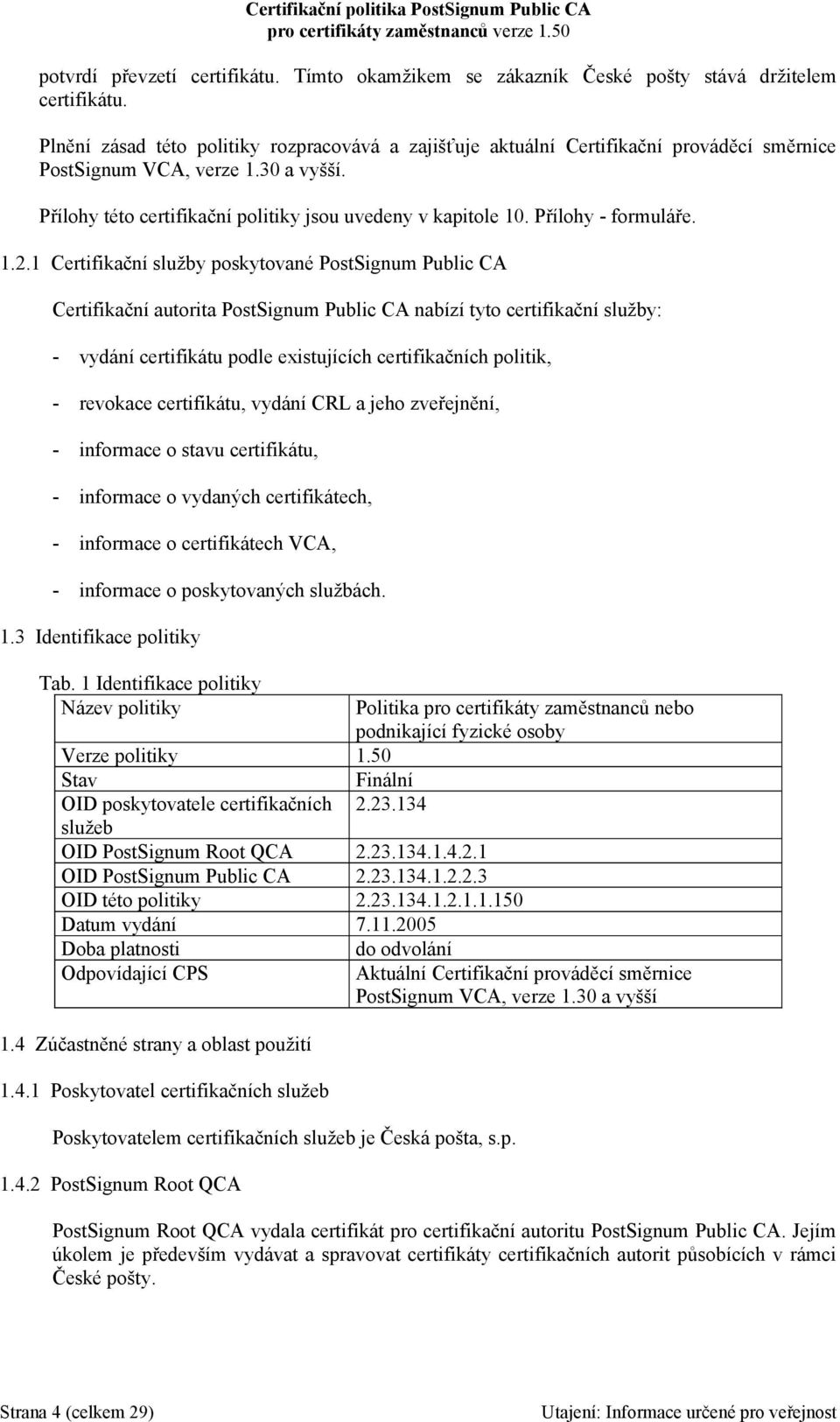 Přílohy - formuláře. 1.2.