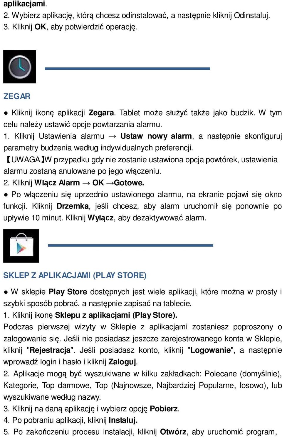 Kliknij Ustawienia alarmu Ustaw nowy alarm, a następnie skonfiguruj parametry budzenia według indywidualnych preferencji.