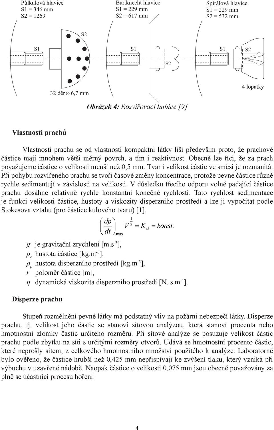 Obecně lze říci, že za prach považujeme částice o velikosti menší než 0,5 mm. Tvar i velikost částic ve směsi je rozmanitá.