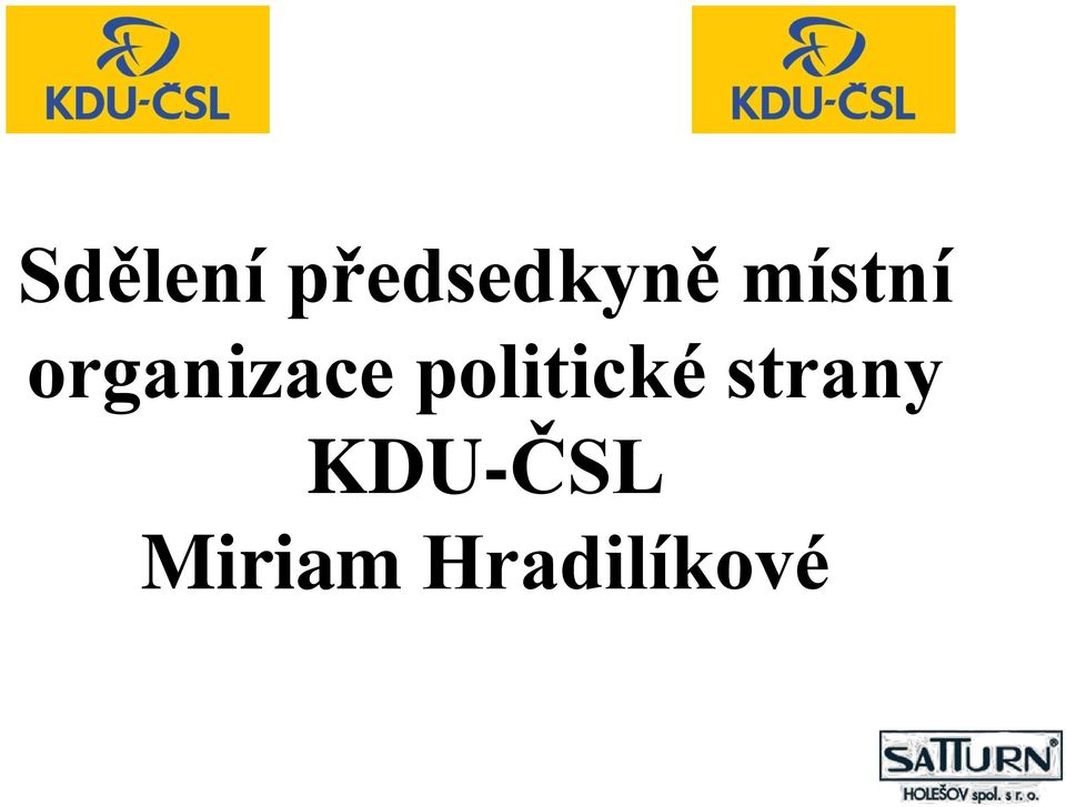 politické strany