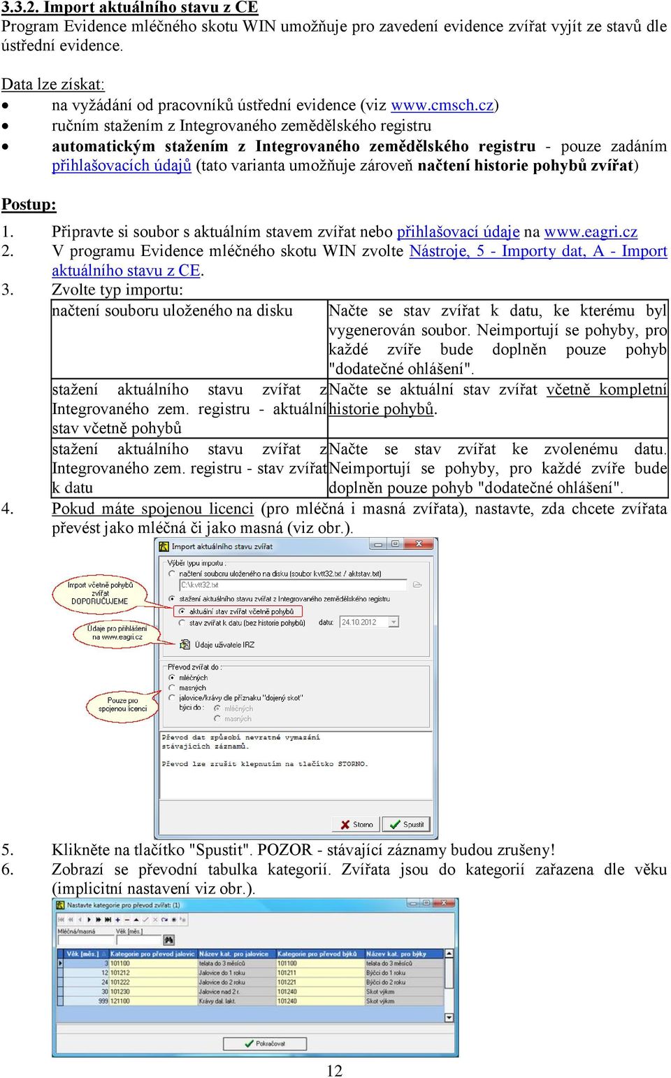 cz) ručním stažením z Integrovaného zemědělského registru automatickým stažením z Integrovaného zemědělského registru - pouze zadáním přihlašovacích údajů (tato varianta umožňuje zároveň načtení