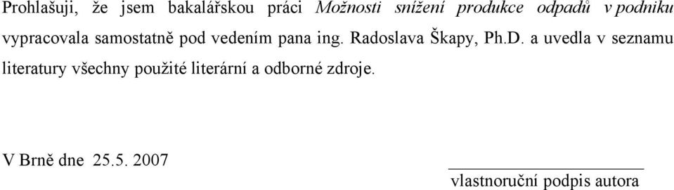 Radoslava Škapy, Ph.D.