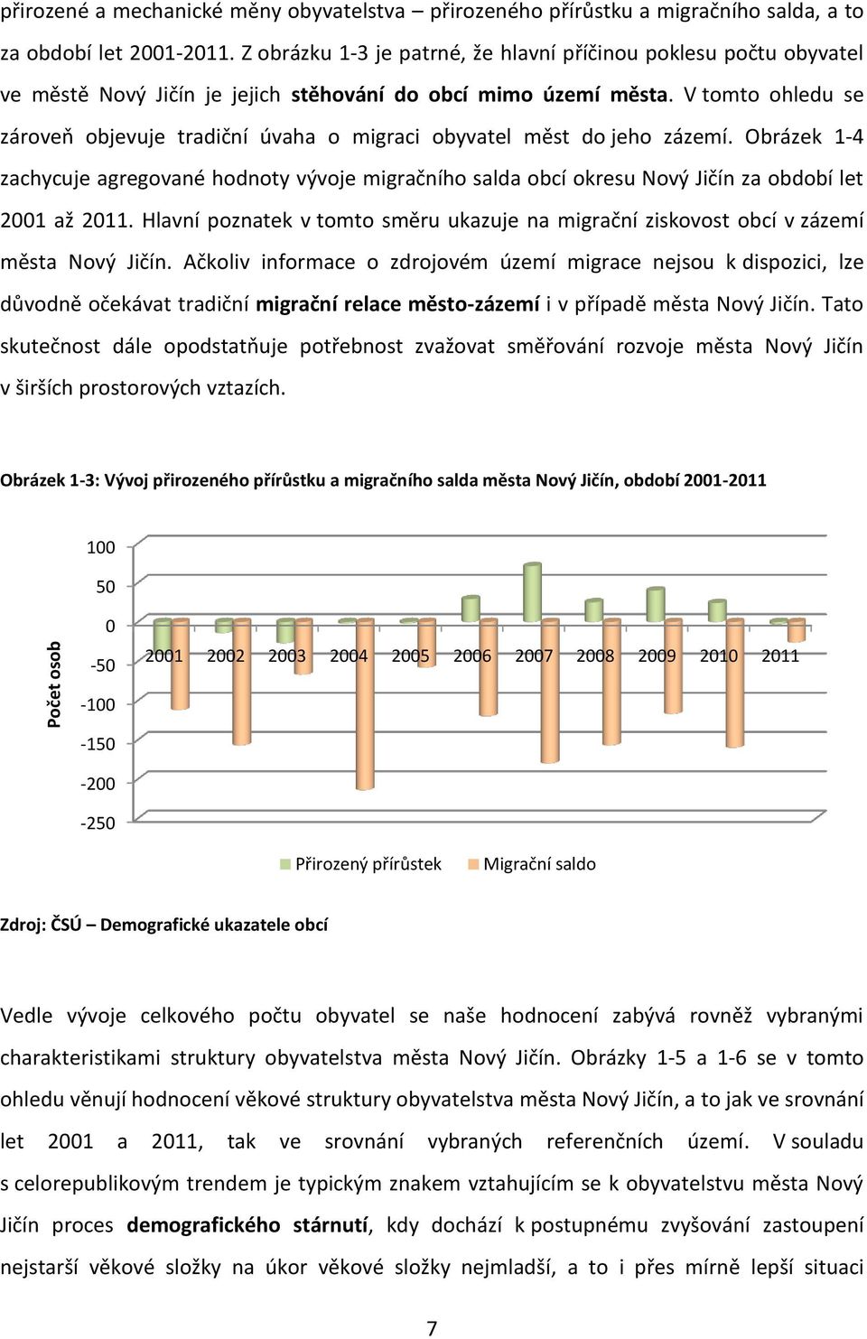 V tomto ohledu se zároveň objevuje tradiční úvaha o migraci obyvatel měst do jeho zázemí.