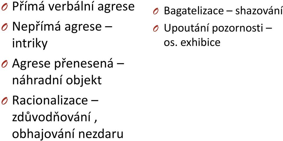 Racionalizace zdůvodňování, obhajování nezdaru