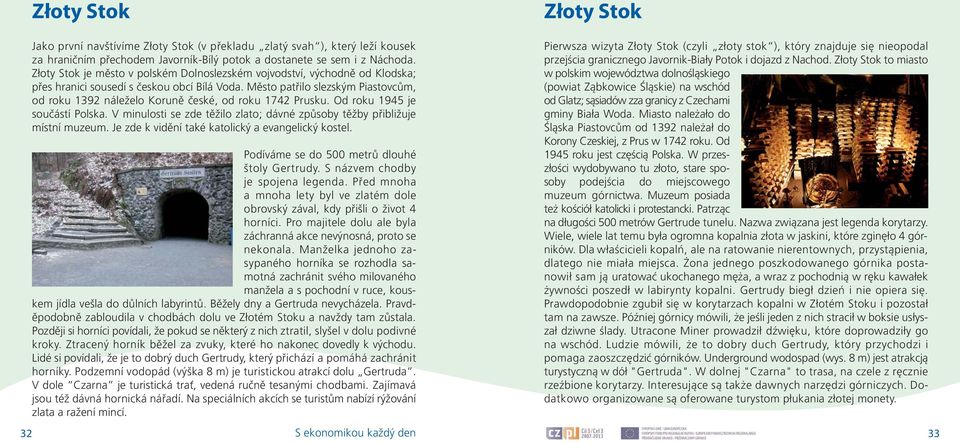 Město patřilo slezským Piastovcům, od roku 1392 náleželo Koruně české, od roku 1742 Prusku. Od roku 1945 je součástí Polska.