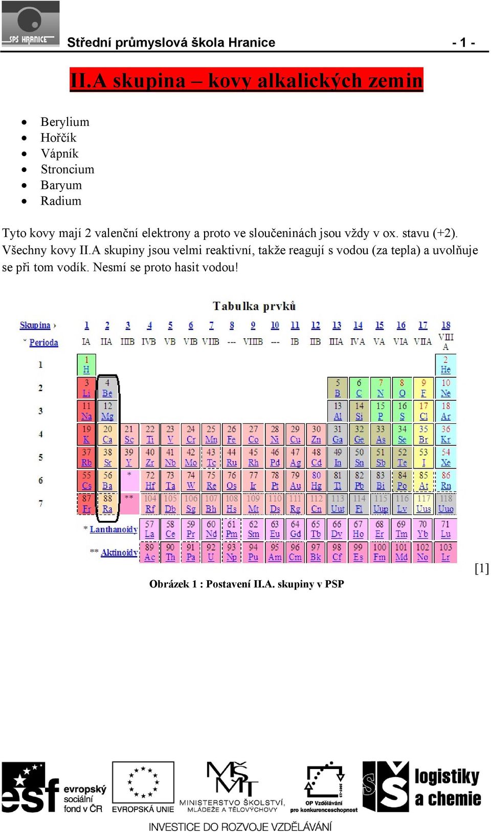 valenční elektrony a proto ve sloučeninách jsou vždy v ox. stavu (+2). Všechny kovy II.