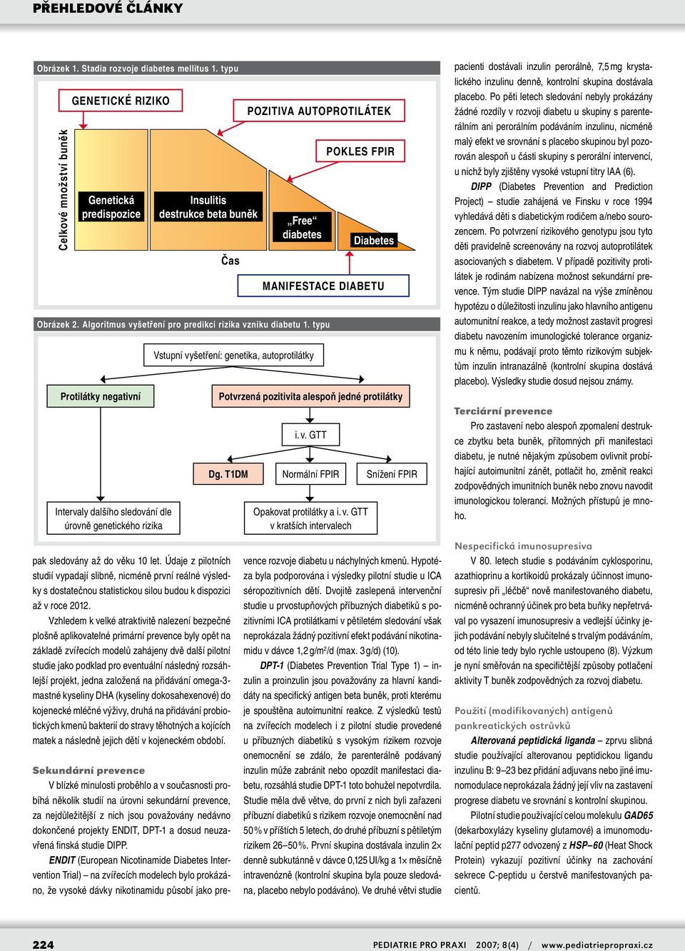 Vzhledem k velké atraktivitě nalezení bezpečné plošně aplikovatelné primární prevence byly opět na základě zvířecích modelů zahájeny dvě další pilotní studie jako podklad pro eventuální následný