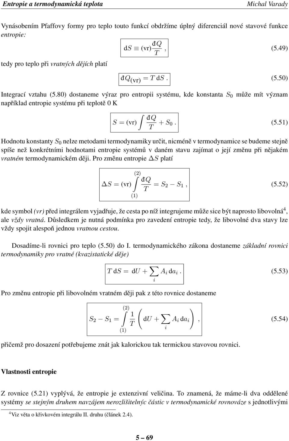 50) Integrcí vzthu (5.