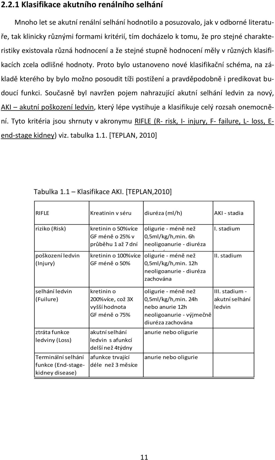 Proto bylo ustanoveno nové klasifikační schéma, na základě kterého by bylo možno posoudit tíži postižení a pravděpodobně i predikovat budoucí funkci.