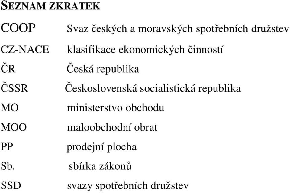 ekonomických činností Česká republika Československá socialistická