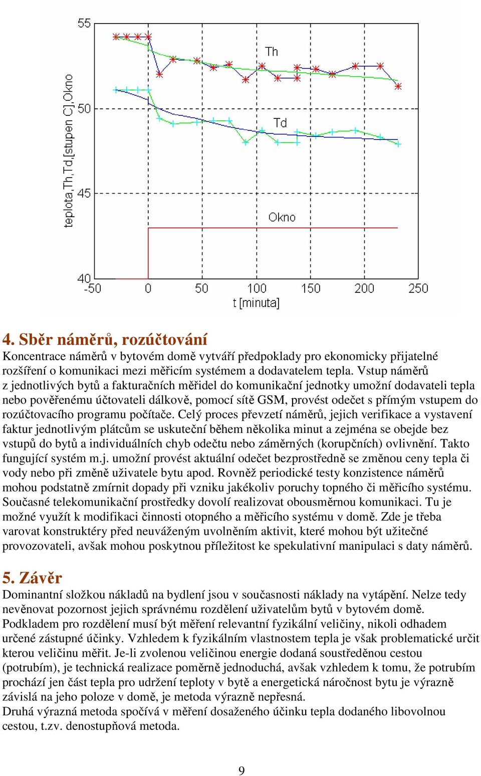 rozúčtovacího programu počítače.