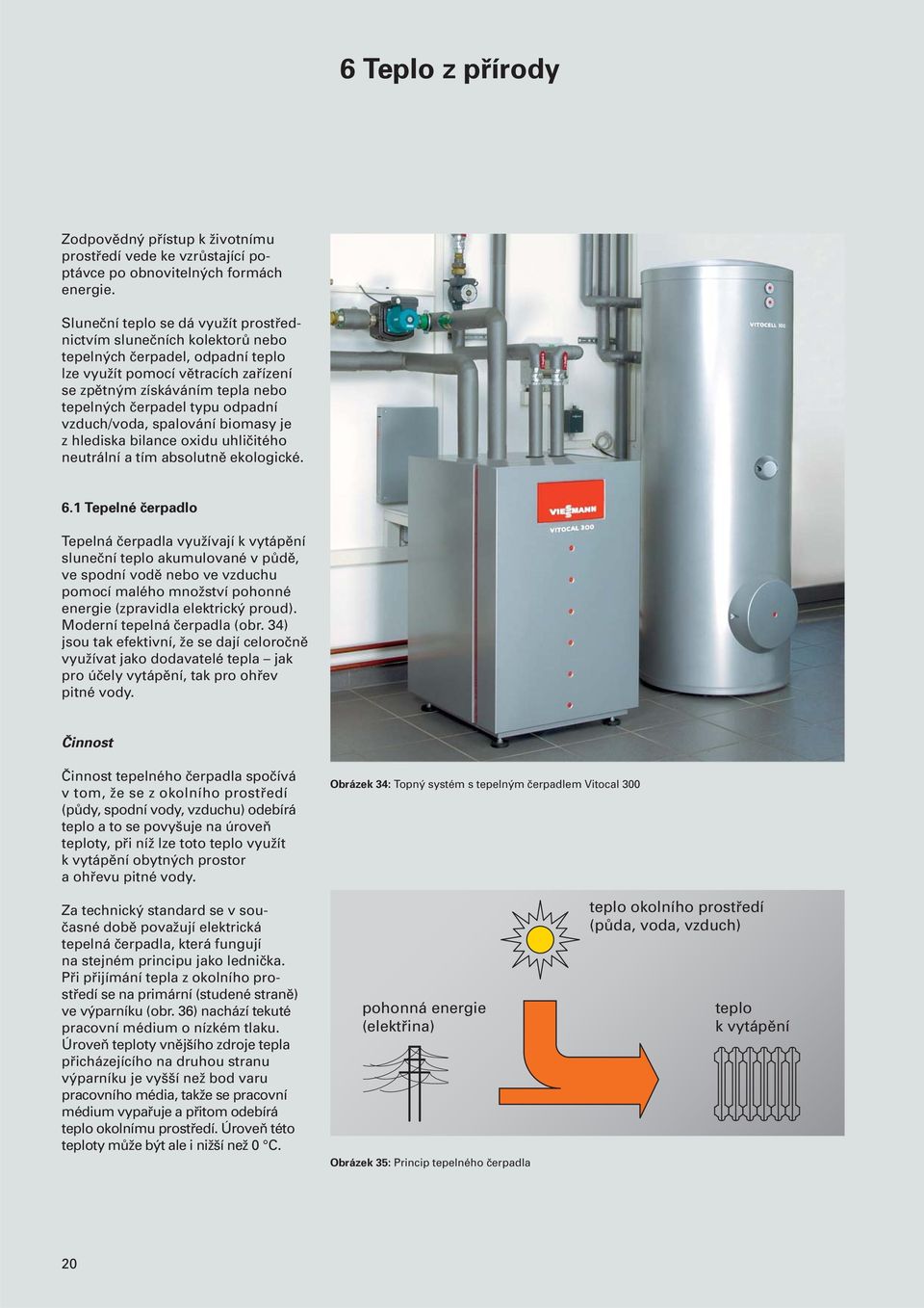 odpadní vzduch/voda, spalování biomasy je z hlediska bilance oxidu uhličitého neutrální a tím absolutně ekologické. 6.