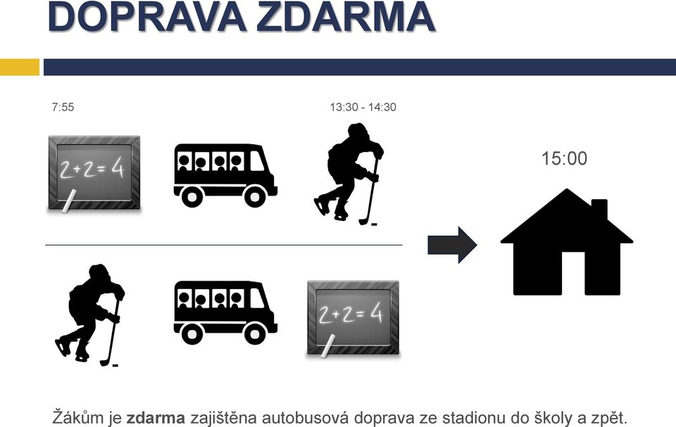 zdarma zajištěna autobusová