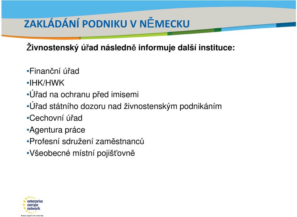 ochranu před imisemi Úřad státního dozoru nad živnostenským podnikáním