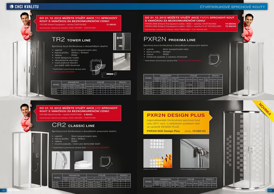 2012 můžete využít AKCE PXR2N Sprchový kout s vaničkou za bezkonkurenční cenu!