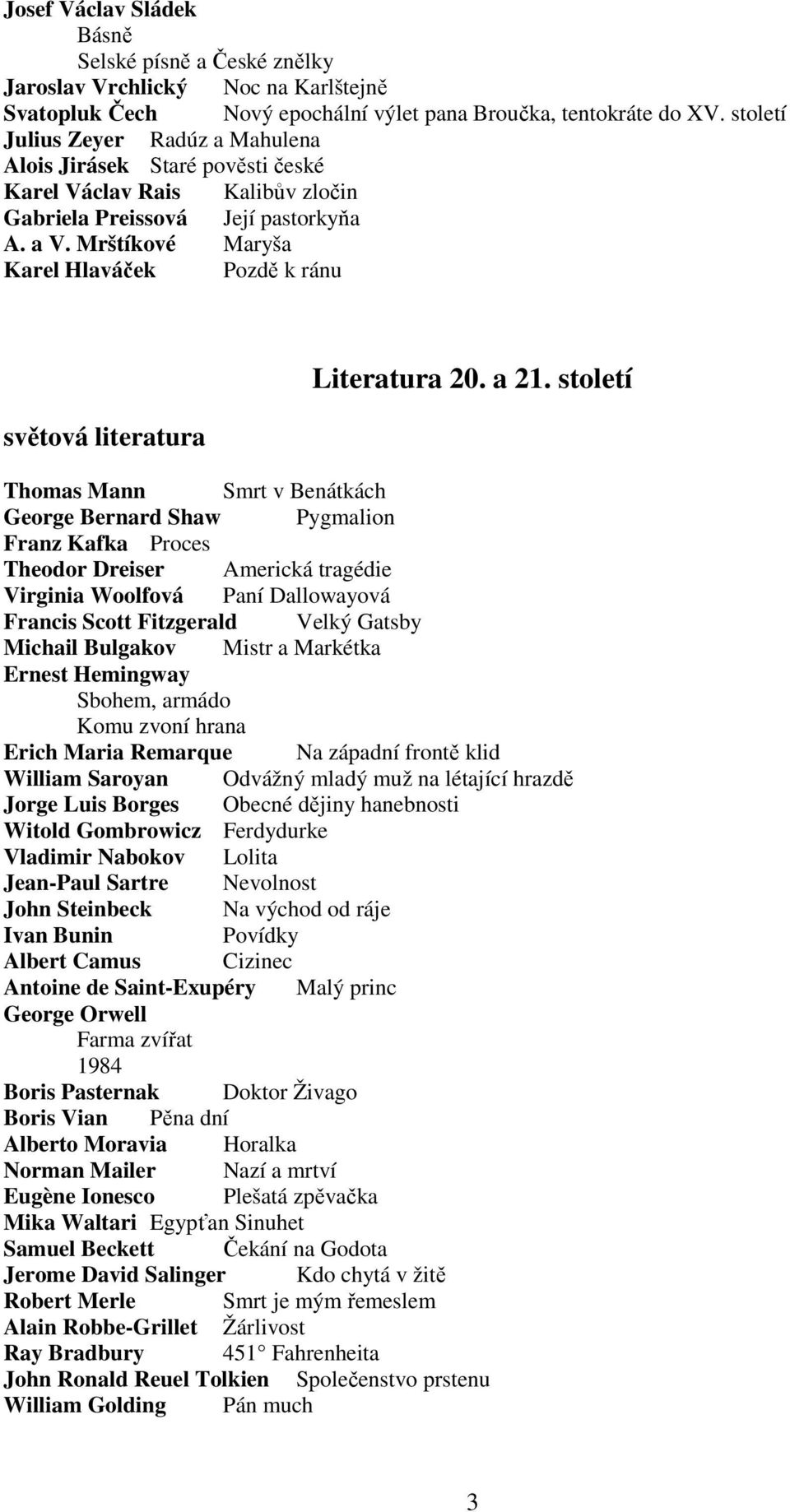 Mrštíkové Maryša Karel Hlaváček Pozdě k ránu Literatura 20. a 21.