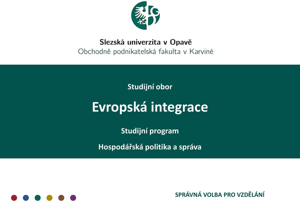 Studijní program