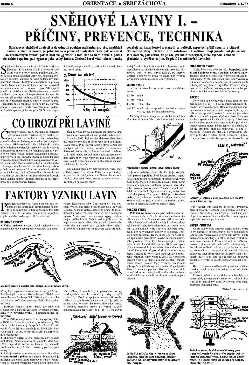 situací, jak si hrát na přežití i tam, kde to není nutné a pokud vše dobře dopadne, pak vypadat jako velký hrdina.