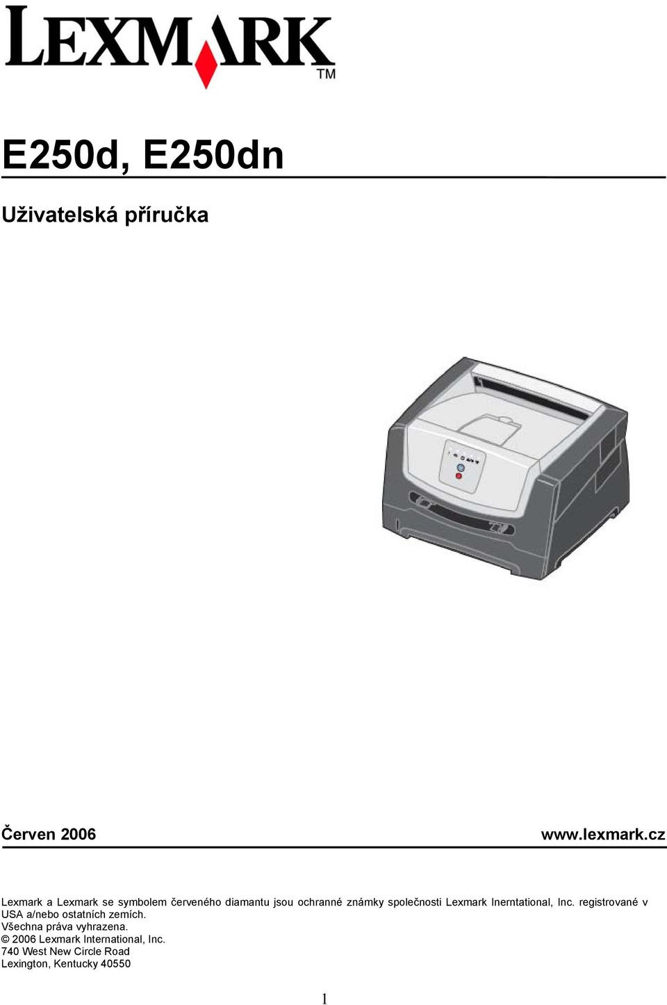 společnosti Lexmark Inerntational, Inc.