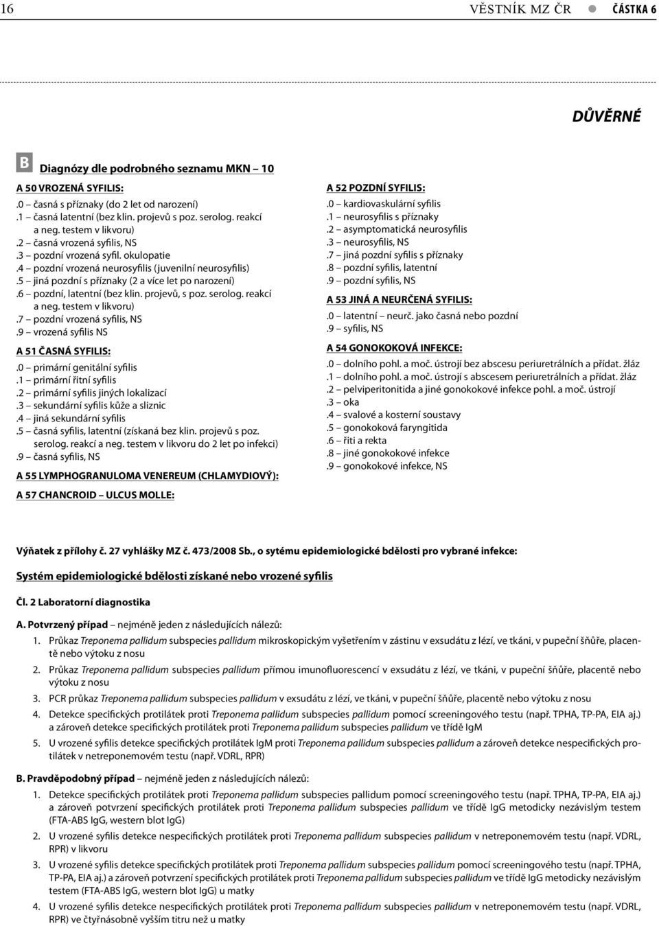 3 pozdní vrozená syfil. okulopatie.7.7 jiná pozdní syfilis s příznaky.4 pozdní vrozená neurosyfilis (juvenilní neurosyfilis).8.8 pozdní syfilis, latentní.