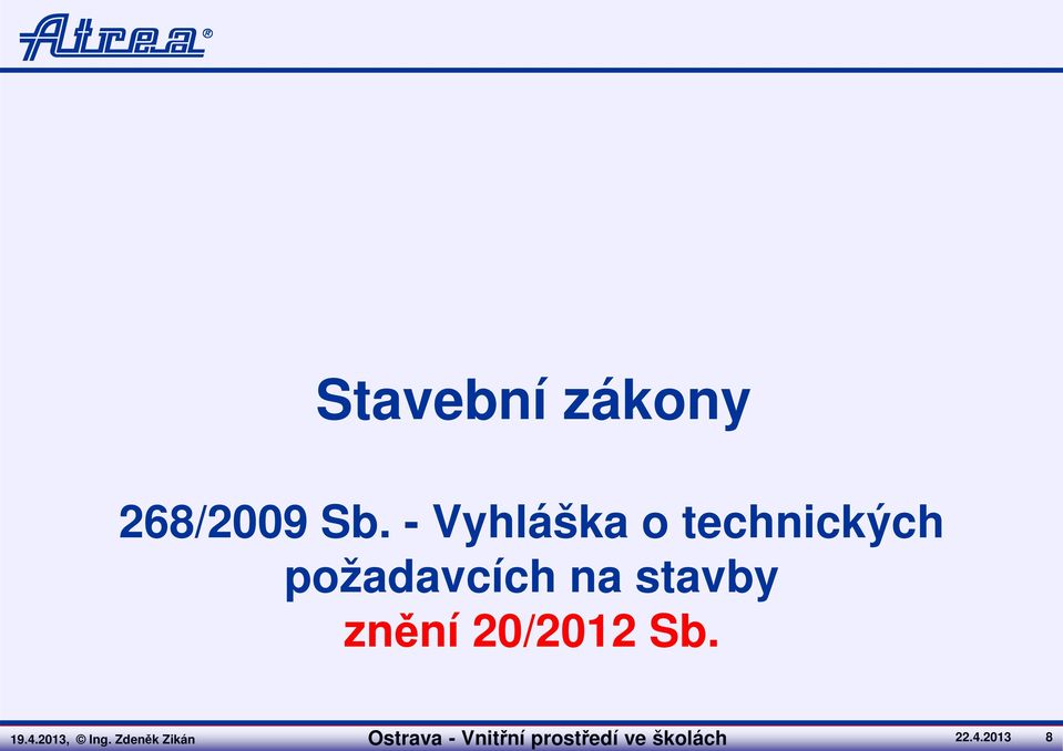 stavby znění 20/2012 Sb.