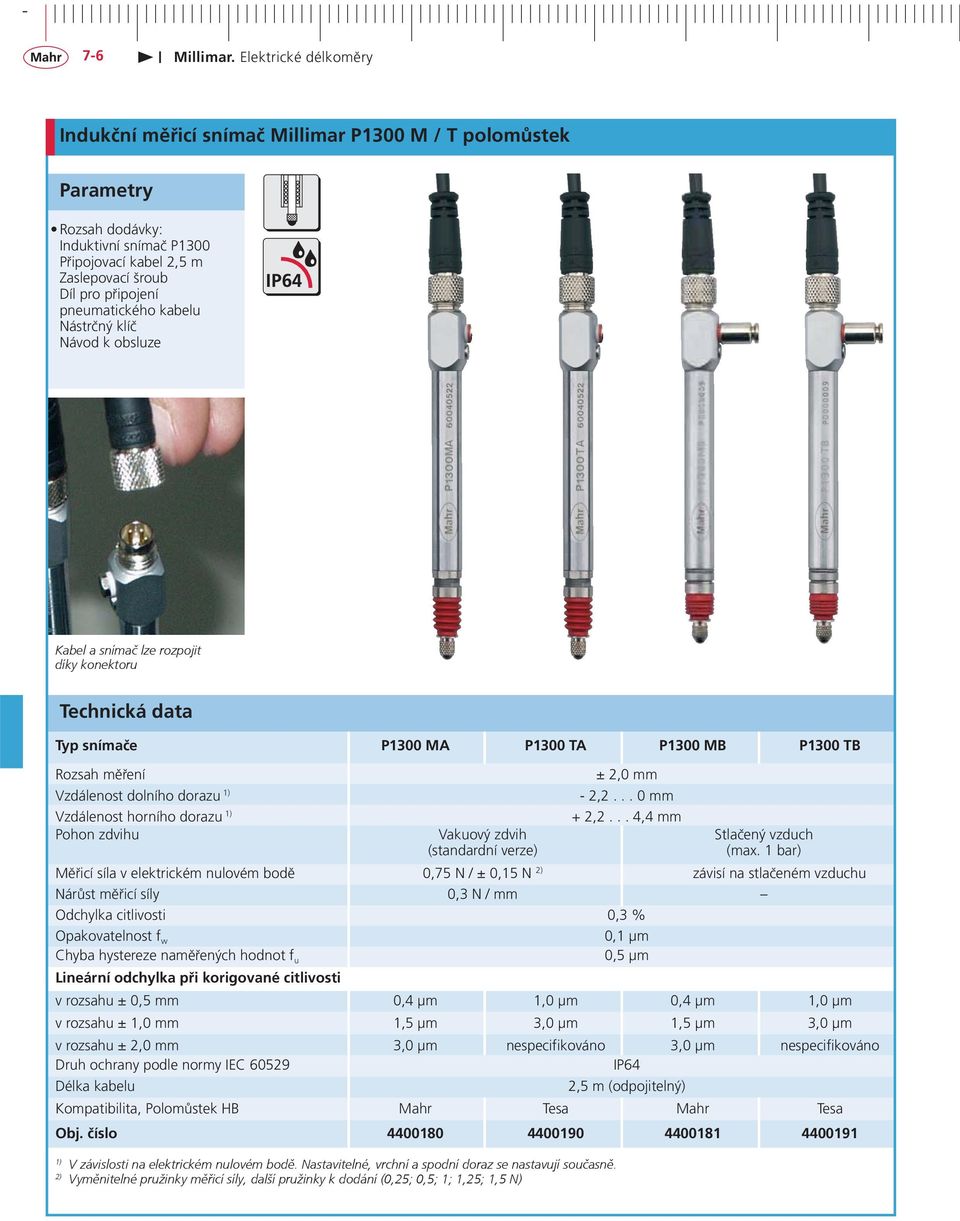 .. 0 mm Vzdálenost horního dorazu 1) + 2,2... 4,4 mm Pohon zdvihu Vakuový zdvih Stlačený vzduch (standardní verze) (max.