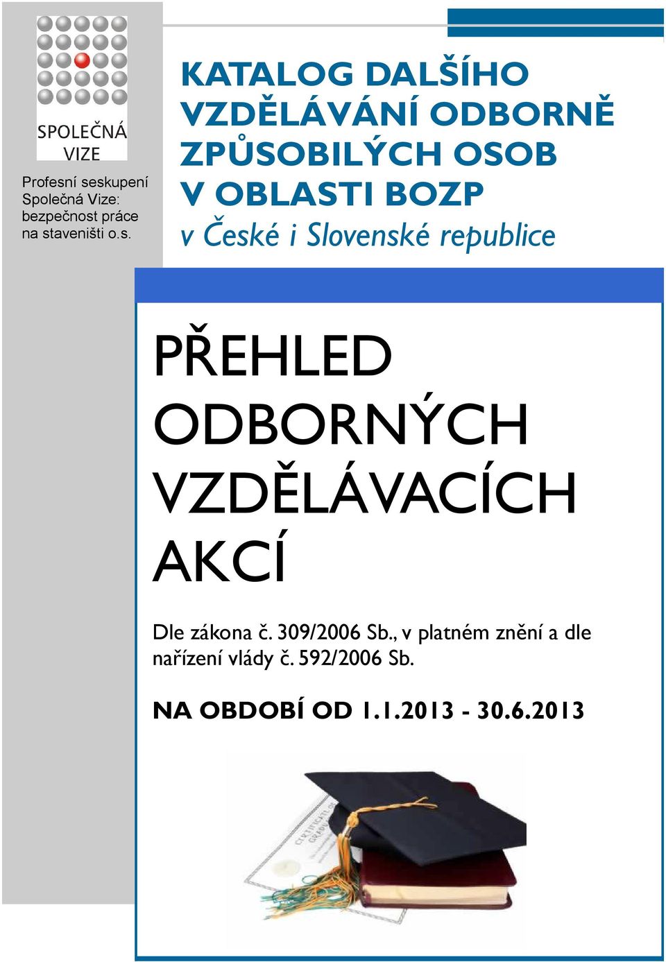 VZDĚLÁVÁNÍ ODBORNĚ ZPŮSOBILÝCH OSOB V OBLASTI BOZP v České i Slovenské