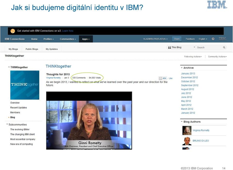 identitu v IBM?