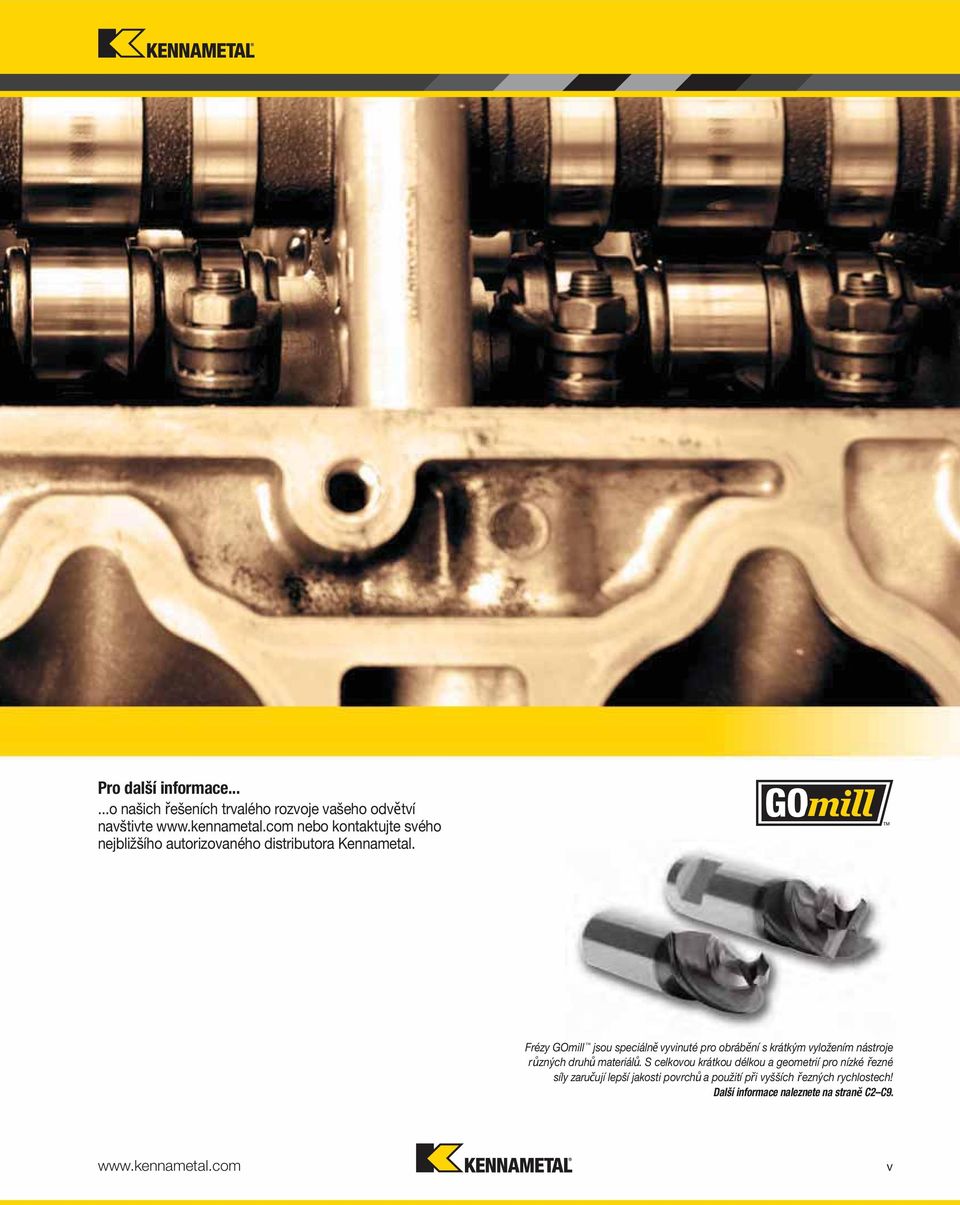 autorizovaného distributora Kennametal.