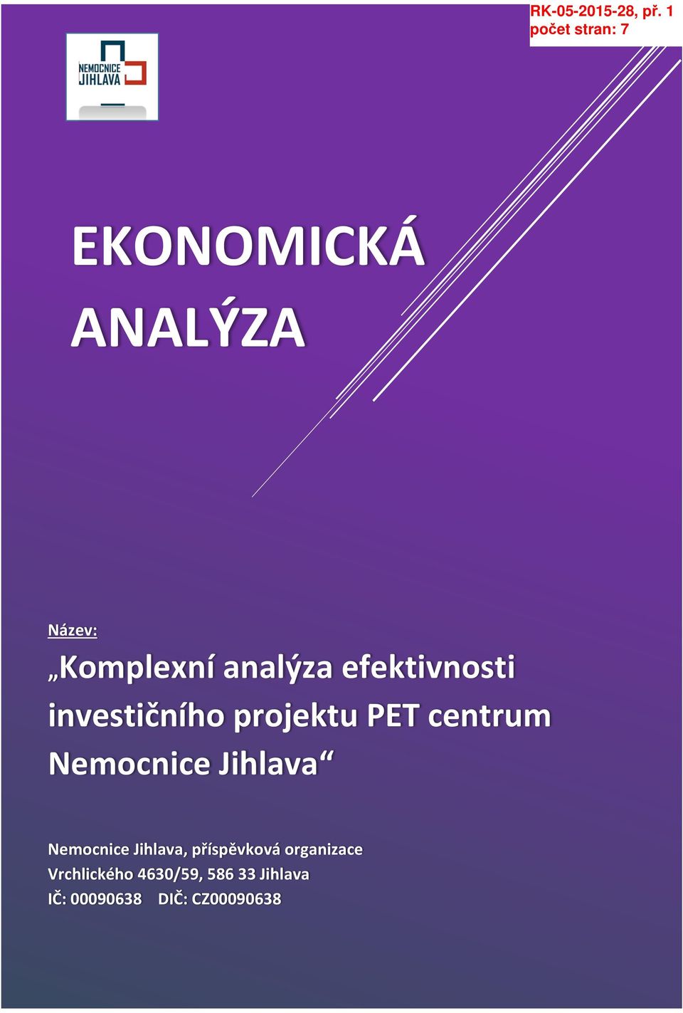 Nemocnice Jihlava, příspěvková organizace Vrchlického