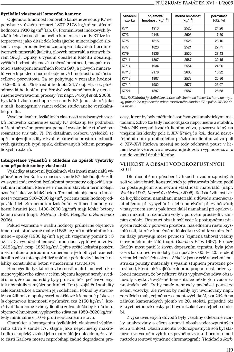 proměnlivého zastoupení hlavních horninotvorných minerálů (kalcitu, jílových minerálů a různých forem SiO 2 ).