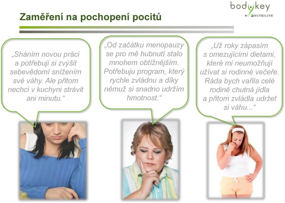 Potřebuju program, který rychle zvládnu a díky němuž si snadno udržím hmotnost.