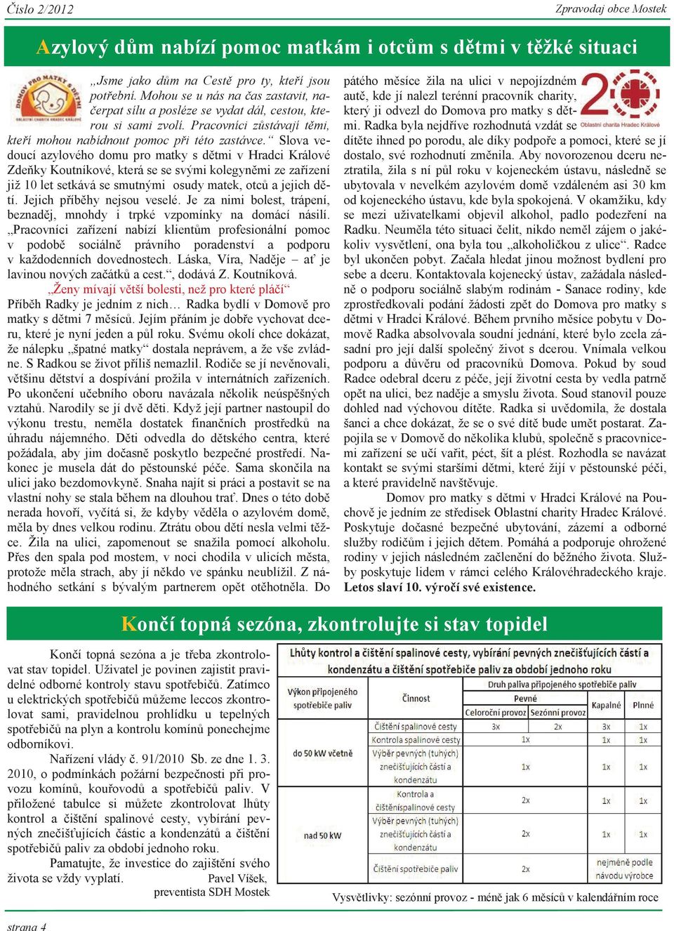 Slova vedoucí azylového domu pro matky s dětmi v Hradci Králové Zdeňky Koutníkové, která se se svými kolegyněmi ze zařízení již 10 let setkává se smutnými osudy matek, otců a jejich dětí.