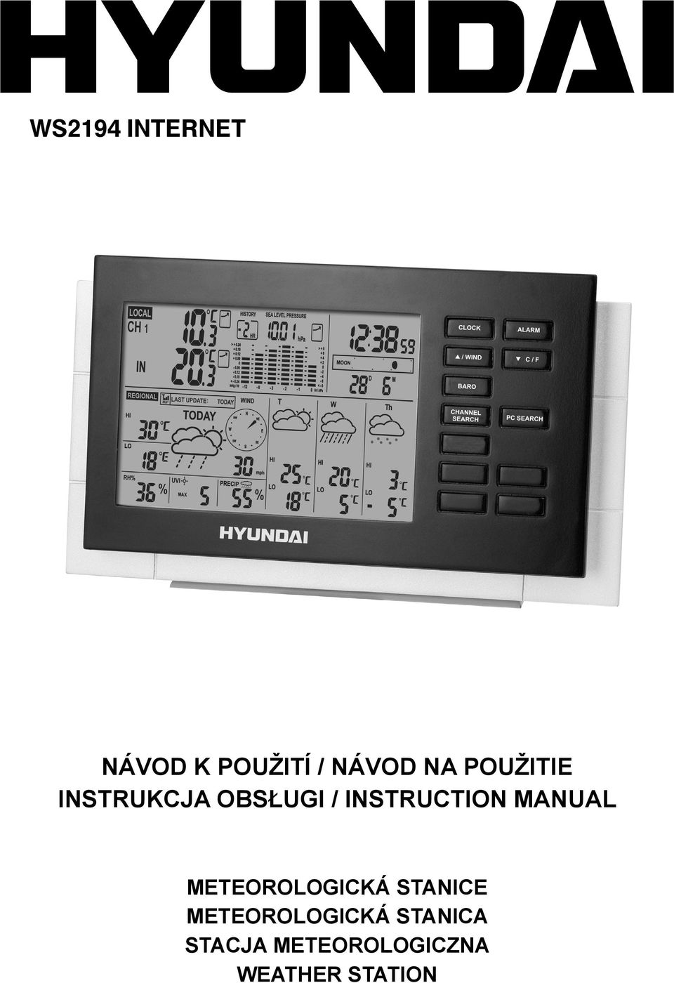 MANUAL METEOROLOGICKÁ STANICE