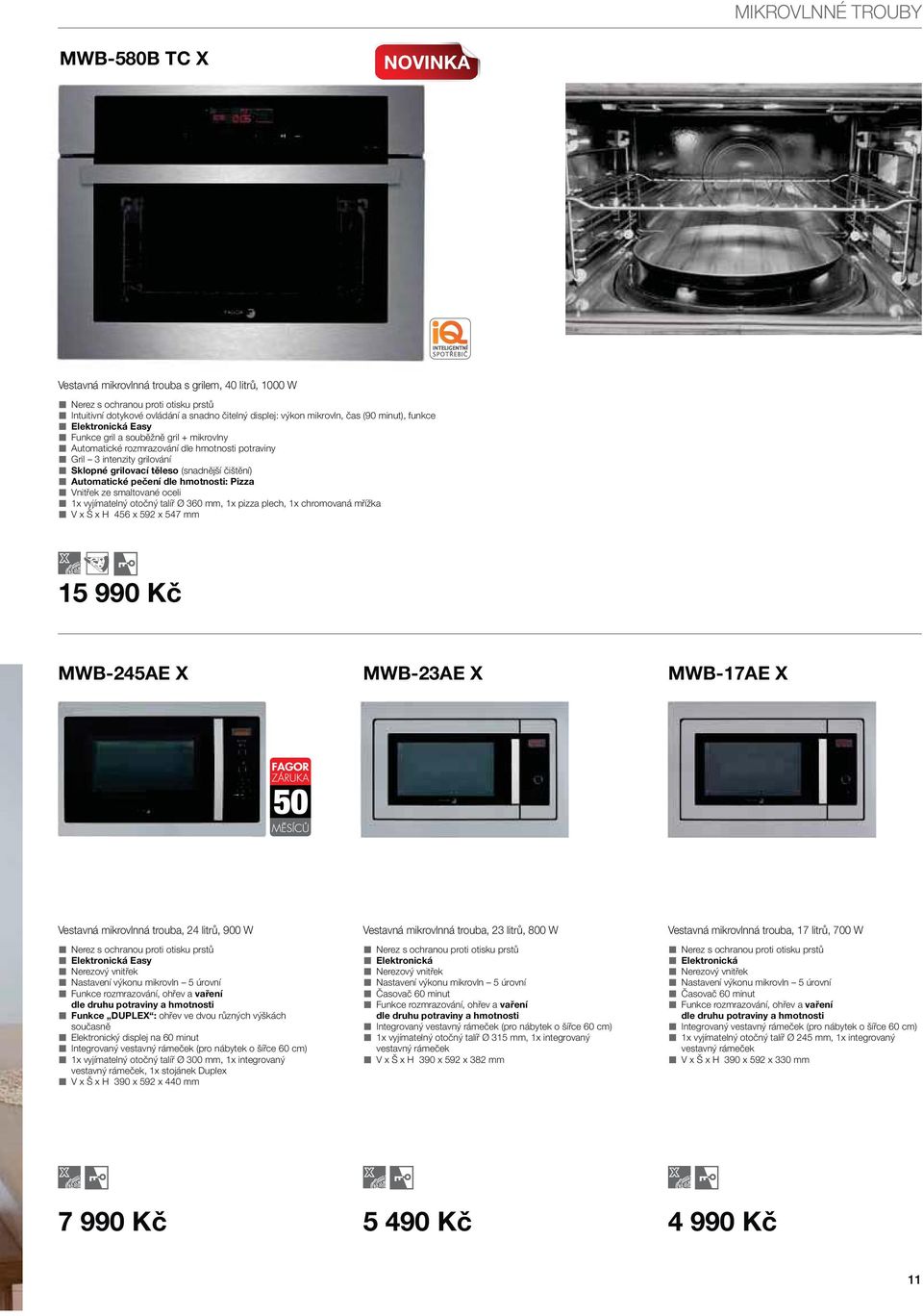 Automatické pečení dle hmotnosti: Pizza Vnitřek ze smaltované oceli 1x vyjímatelný otočný talíř Ø 360 mm, 1x pizza plech, 1x chromovaná mřížka V x Š x H 456 x 592 x 547 mm 15 990 Kč MWB-245AE X