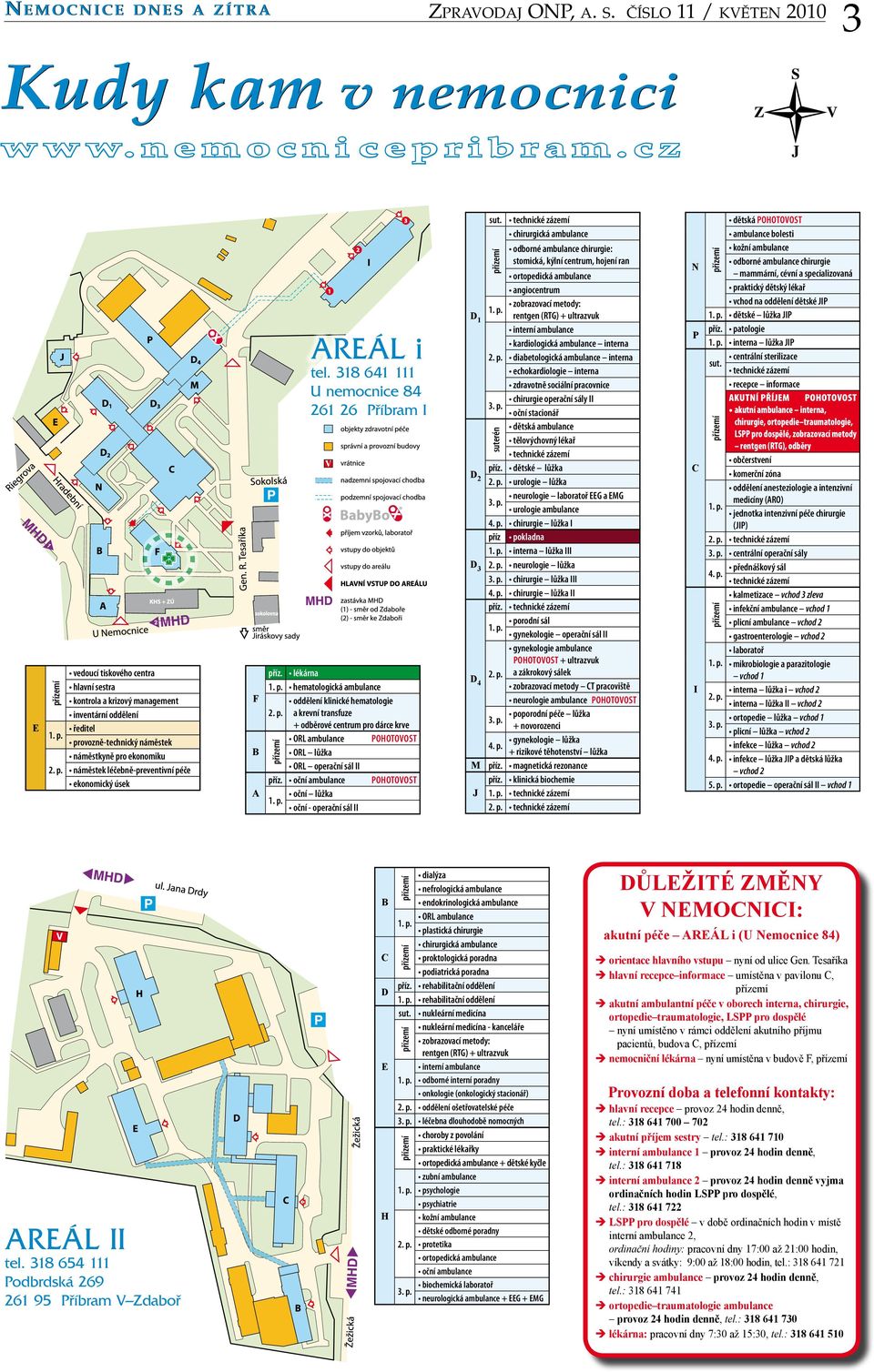 vedoucí tiskového centra hlavní sestra kontrola a krizový management inventární oddělení ředitel provozně-technický náměstek náměstkyně pro ekonomiku náměstek léčebně-preventivní péče ekonomický úsek