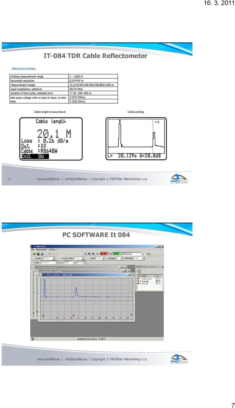 no load at input, no less than 1 1600 m 0,15*PVF m 12,5/25/50/100/200/400/800/1600 m 50/75 Ohm 7/