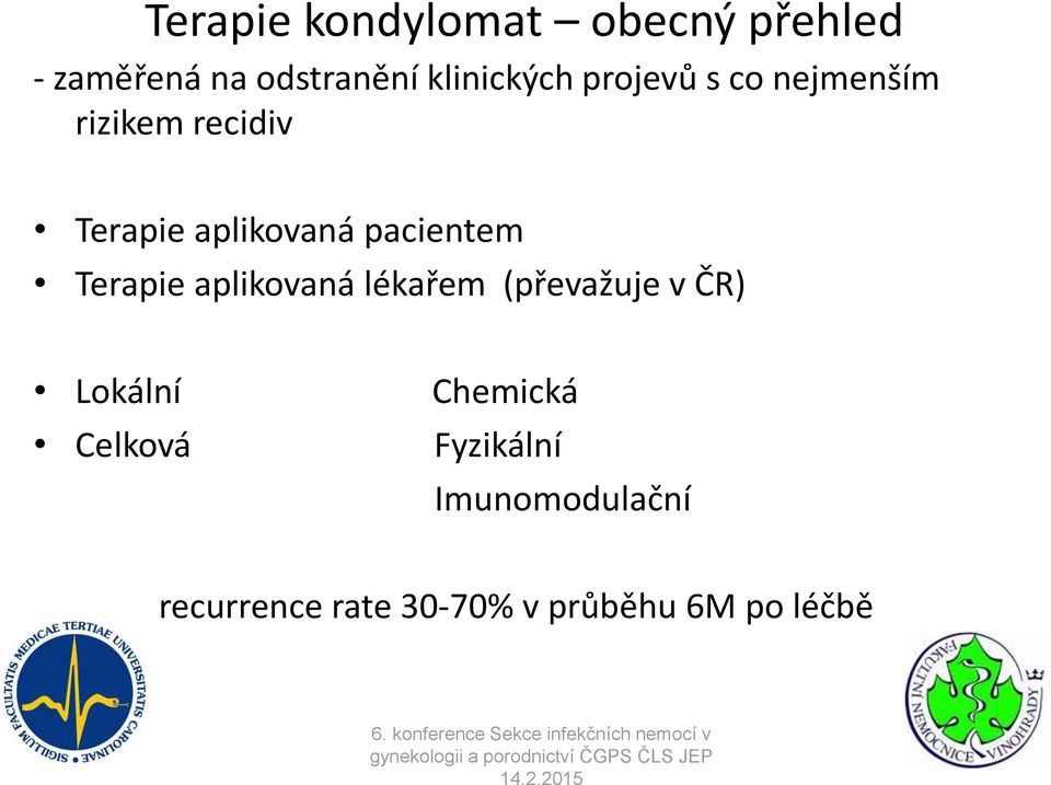 pacientem Terapie aplikovaná lékařem (převažuje v ČR) Lokální