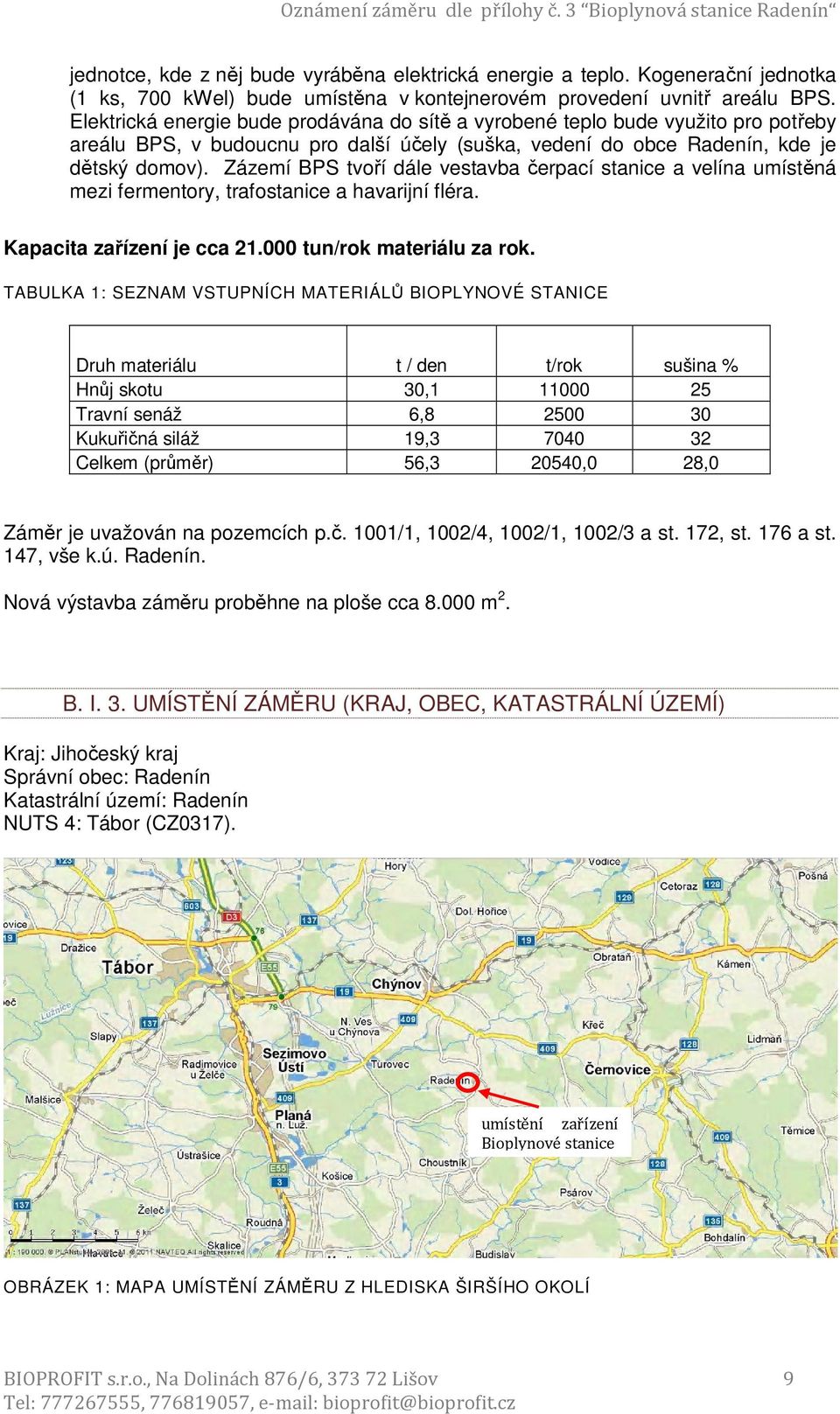 Elektrická energie bude prodávána do sítě a vyrobené teplo bude využito pro potřeby areálu BPS, v budoucnu pro další účely (suška, vedení do obce Radenín, kde je dětský domov).