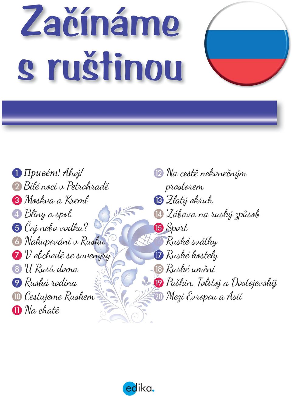 ❻ Nakupování v Rusku ❼ V obchodě se suvenýry ❽ U Rusů doma ❾ Ruská rodina ❿ Cestujeme Ruskem ⓫ Na