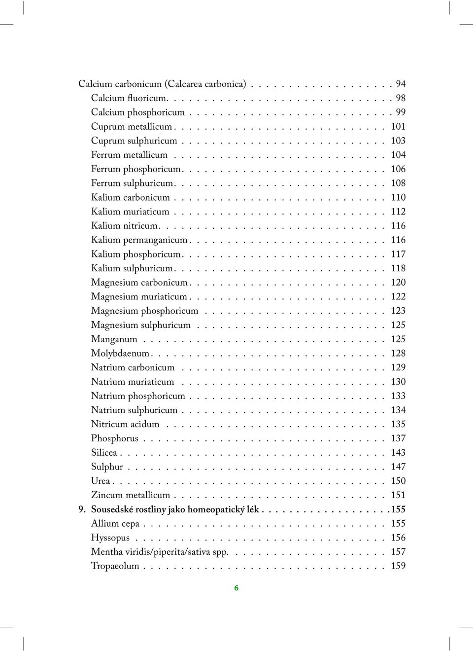 ........................... 108 Kalium carbonicum............................ 110 Kalium muriaticum............................ 112 Kalium nitricum.............................. 116 Kalium permanganicum.